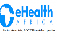 Senior Associate, EOC Office Admin At EHealth Africa