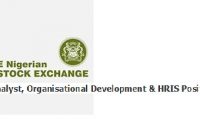 Analyst, Organisational Development & HRIS Position At The Nigerian Stock Exchange (NSE)