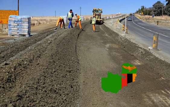 Road rehabilitation in Zambia