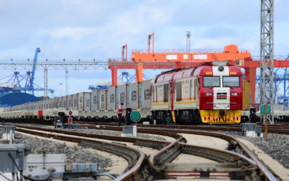 Cargo trains in Kenya