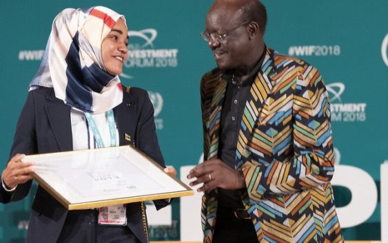 Mozambican entrepreneur receives gold medal at the ongoing World Investment Forum 2018 in Geneva.