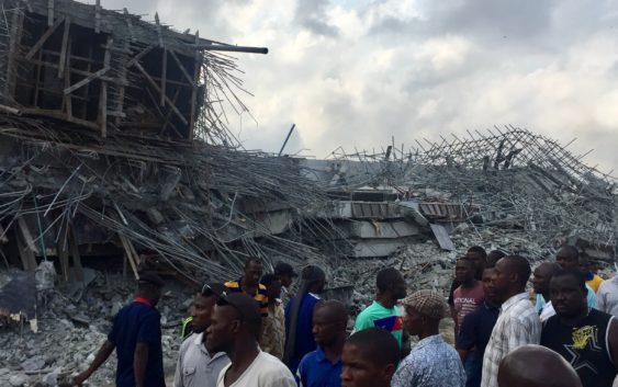 Building Collapse in Lagos Nigeria