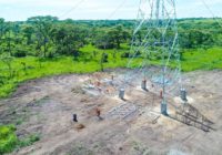 CONSTRUCTION OF HIGH VOLTAGE POWER LINE ON TRACK IN UGANDA