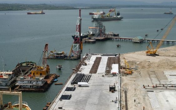 Lamu port first berth completed