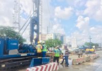 PILE LOAD TESTING ONGOING FOR GARRISON FLYOVER