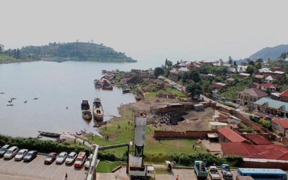 Port construction at Lake kivu