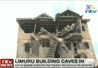 BUILDING UNDER CONSTRUCTION COLLAPSE IN LIMURU, KENYA