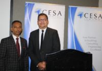 NEW CESA PRESIDENT CALLS FOR ENGINEER-GENERAL TO OVERSEE PROJECT IN SOUTH AFRICA