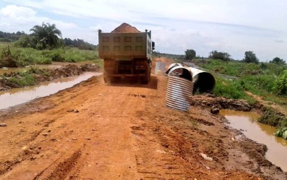 Kyapa-Kasensero road repair