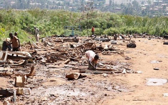 Rwanda degraded wetlands