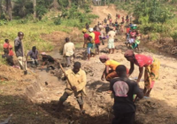 RESIDENTS BUILD ROAD AFTER LACK OF GOVERNMENT INTERVENTION IN LIBERIA