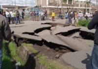 ROAD COLLAPSE CREATE TRANSPORTATION PROBLEM IN KENYA SUBURB