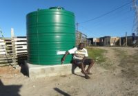 WATER TANK RUNNING DRY IN MOTHERWELL, SOUTH AFRICA