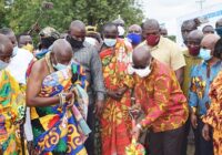 GHANA PRESIDENT CUT SOD FOR FIVE DISTRICTS WATER SCHEMES