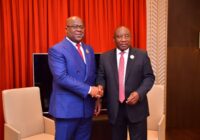SOUTH AFRICA’S CYRIL RAMAPHOSA HANDSOVER AFRICAN UNION CHAIRPERSON TO PRESIDENT OF DR CONGO