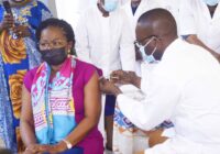 TOGOLESE PRIME MINISTER, VICTOIRE DOGBE GETS VACCINATED