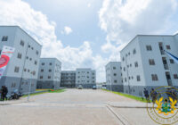 GHANA PRESIDENT COMMISSION NEW HOUSING PROJECT AT POLICE BARRACK