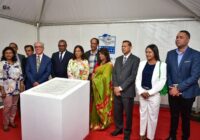 MAURITIUS MINISTER LAY FOUNDATION STONE FOR CONSTRUCTION OF NEW RESIDENTIAL BUILDING