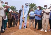 LIBERIA PRESIDENT BREAK GROUND FOR CONSTRUCTION OF 150-HOSPITAL BEDROOM PROJECT