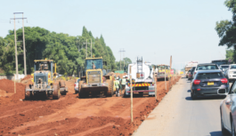 ROAD CONSTRUCTION AT MOUNT HAMPDEN AREA AT ADVANCED STAGE IN ZIMBABWE